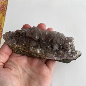 Amethyst crystal cluster